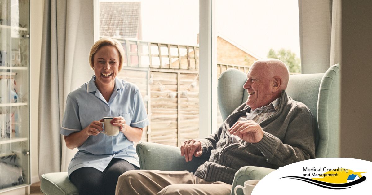 A caregiver provides Memory Care at Home to a senior